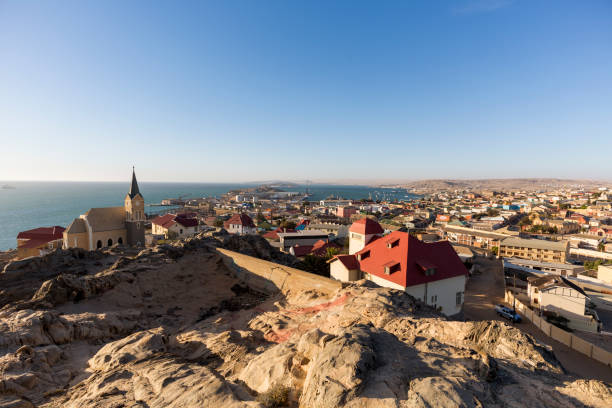 istock Panoramic view of Luderitz town 826798788