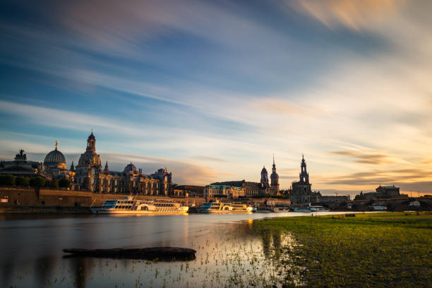 istock Skyline of Dresden at dusk 826802012