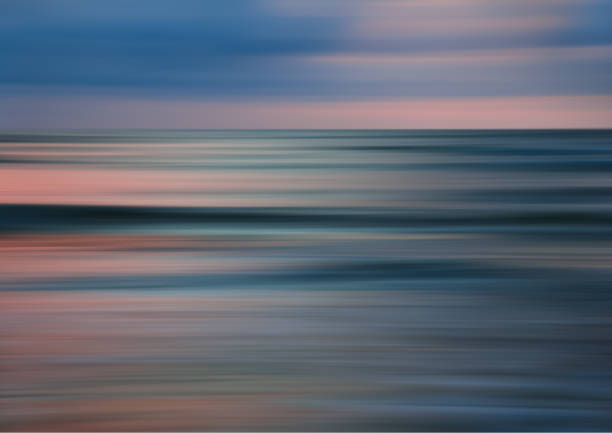 istock Abstract motion blur sunset nature background on the sea 826803766