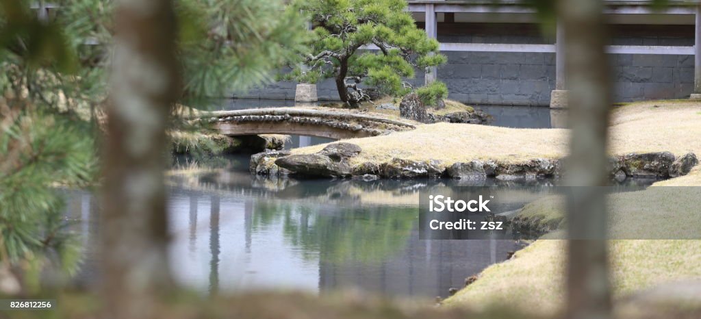 Visiting places in Japan Walking around Tokyo, parks and a zen garden Emotion Stock Photo