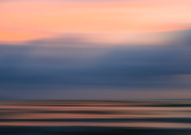 istock Abstract motion blur sunset nature background on the sea 826812326