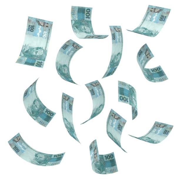 istock Brazil real falling money finance crisis 826823908