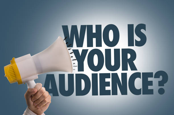 who is your audience? - classified ad internet advertisement marketing imagens e fotografias de stock