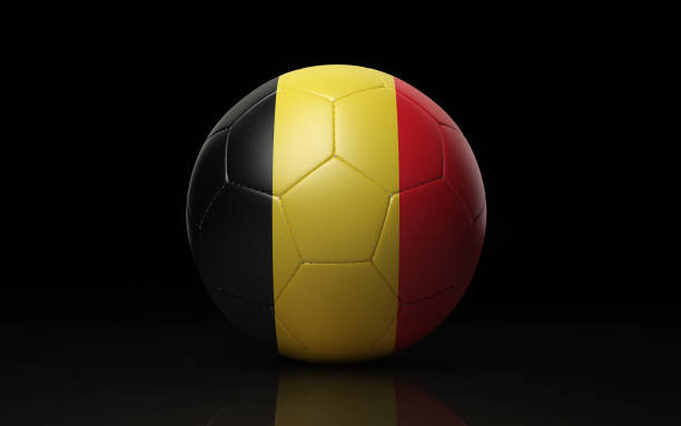 Golden soccer ball isolated on white background. Golden football ball. Realistic soccer 3d ball. 3d render illustration