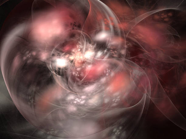 istock image of one Digital Fractal on Black Color 826834264
