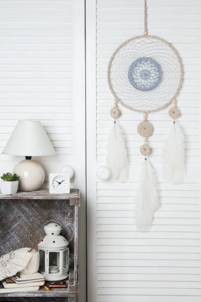 istock Dream catcher on door background 826852086