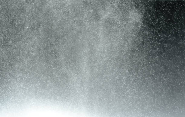 istock Abstract blur water foggy in black background 826852120