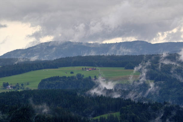 istock Beautiful mountain landscape at dusk in the Black Forest, Germany 826865108