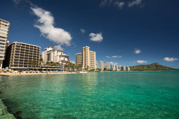 istock Waikiki beach and Diamond Head Crater in Honolulu 826870160