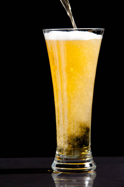 istock Glass finishing to be filled with beer 826875688