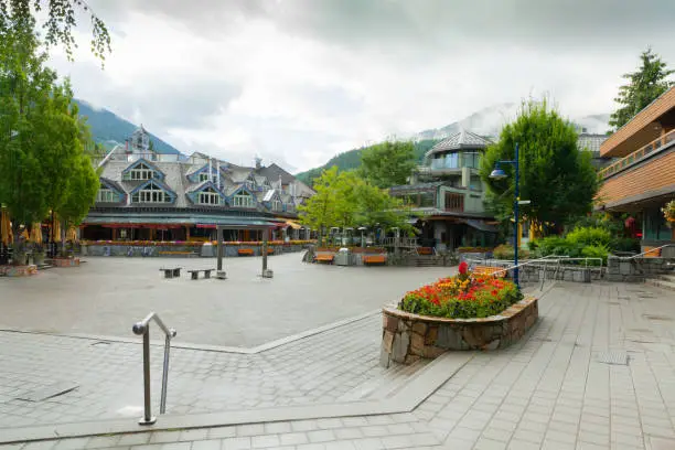 whistler early in the morning british columbia canada