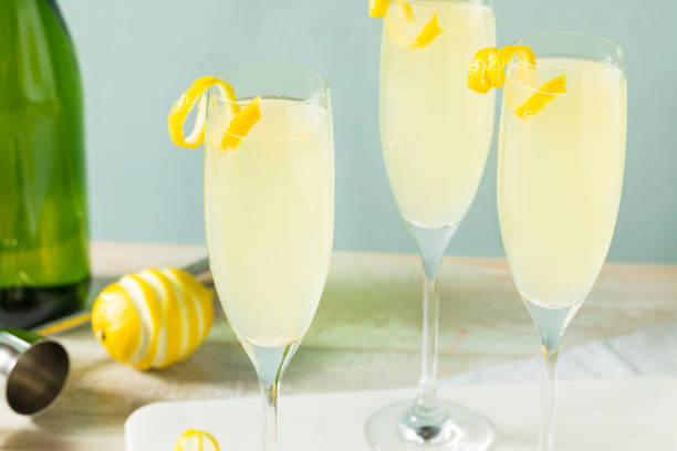 istock Boozy Bubbly Lemon French 75 Cocktail 826909416