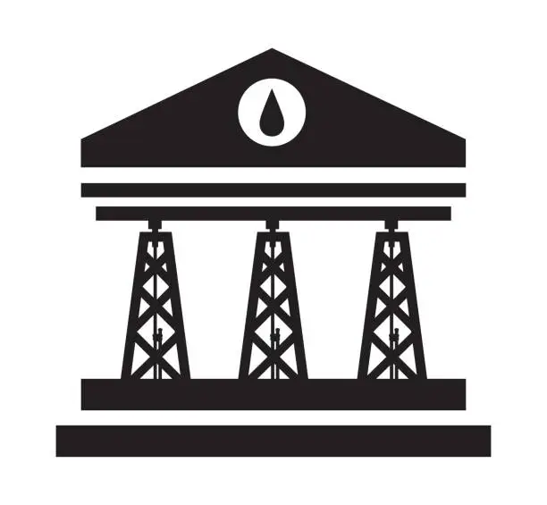 Vector illustration of Oil&Gas Concept Design