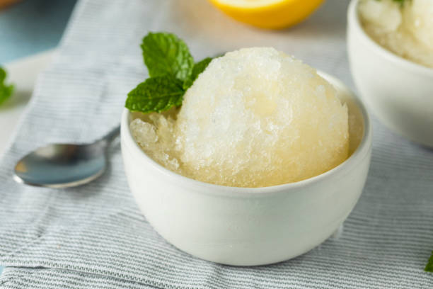 istock Homemade Yellow Lemon Italian Ice 826913600
