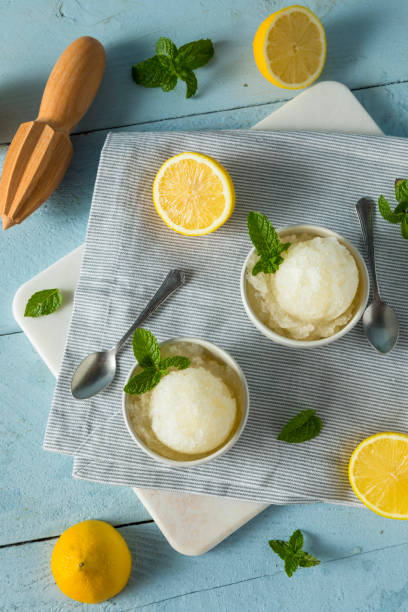 istock Homemade Yellow Lemon Italian Ice 826914802