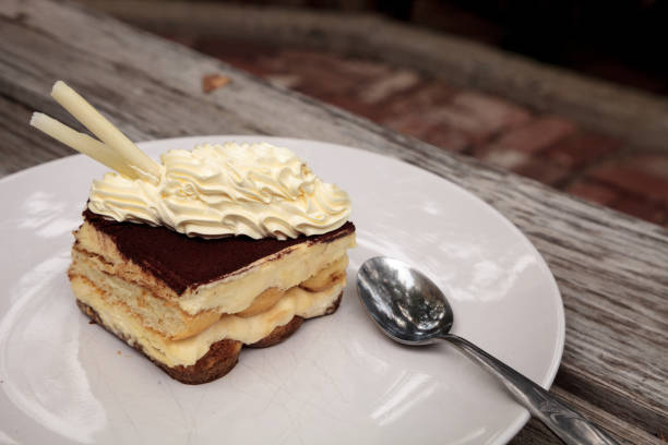 istock Creamy Italian tiramisu with a coffee flavored custard 826917410
