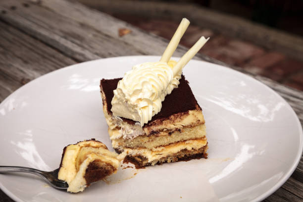 istock Creamy Italian tiramisu with a coffee flavored custard 826917432