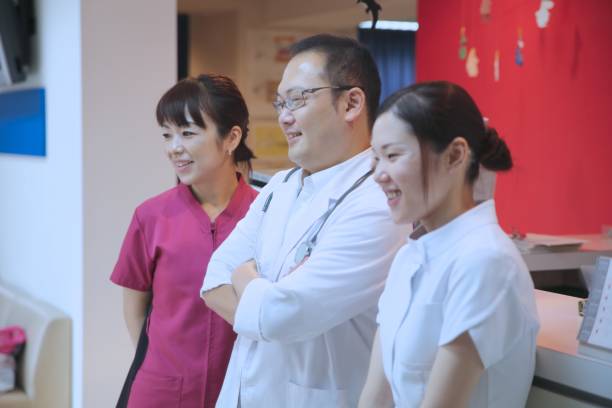 istock Medical staffs discussing at Hospital 826941022