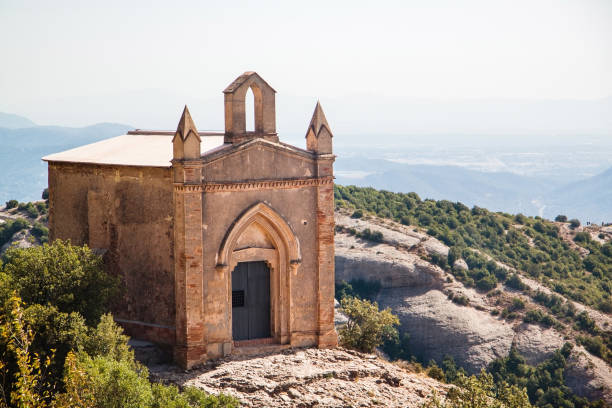 Sant Joan Chapel in Montserrat. Catalonia. Spain.