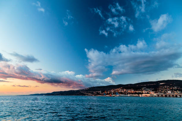 istock The castle and the lighthouse of Trieste 826954906