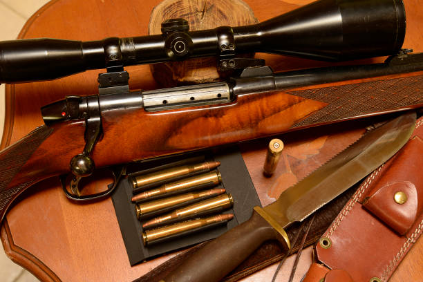 istock beautiful hunting equipment 826955682