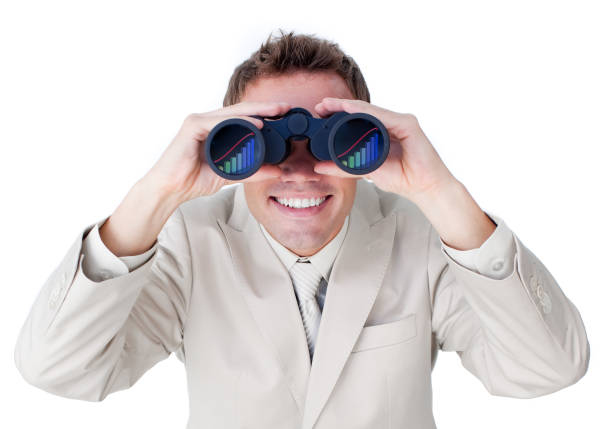 istock Enthusiastic businessman predicting future success 826958922