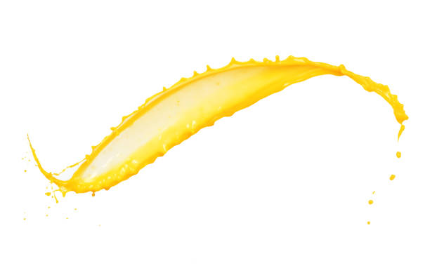 istock Juicy orange splash on white background 826973804