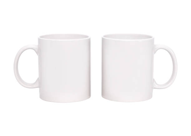 istock Blank coffee mug isolated on white background. Template of drink cup for your design. ( Clipping paths or cut out object for montage ) Can put text, image, and logo. 826978396