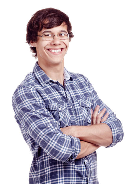 istock Smiling guy with crossed arms 826981018
