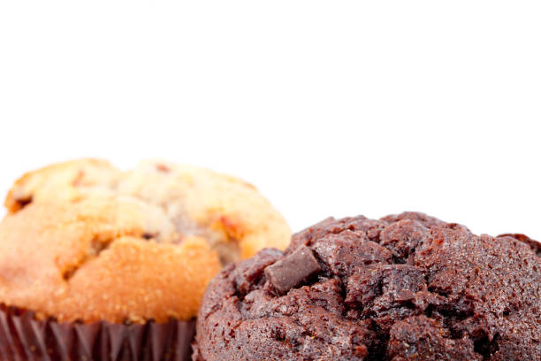 istock Close up of chocolate muffin and regular muffin 826981042