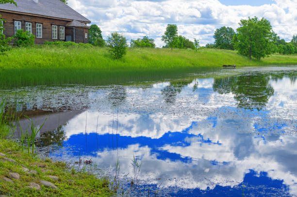 istock Landscape of the middle-Russian strip 826981262