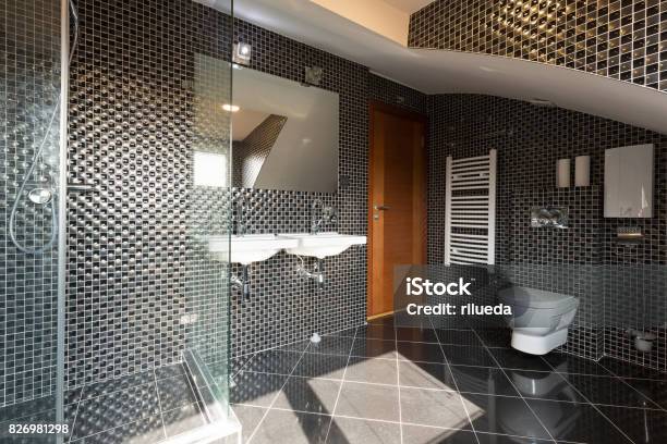 Bathroom Interior Stock Photo - Download Image Now - Bathroom, Clean, Design
