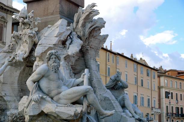 istock Fountain of four rivers 826982818