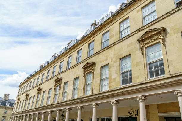 istock Typical architecture in English city of Bath 826985452