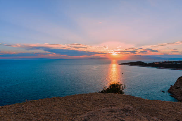 istock Amazing sunset and clouds in Thassos 826989498