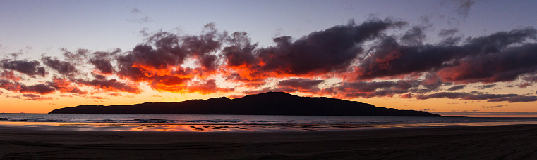 One of the many magical sunsets at Paraparaumu, New Zealand