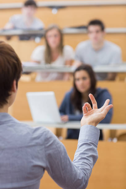 istock Teacher is talking to the students 826990806