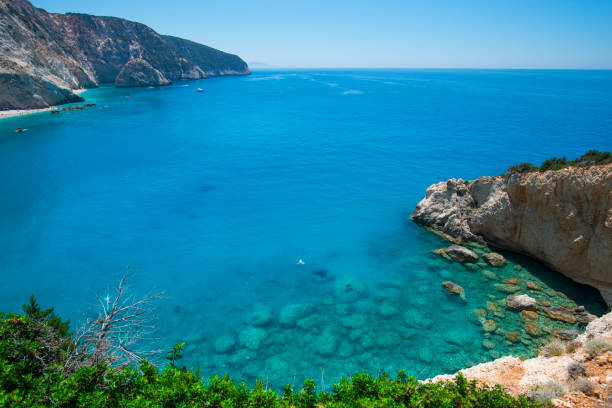 istock Sea landscape in Lefkada island 826995828
