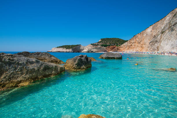 istock Sea landscape in Lefkada island 826995850