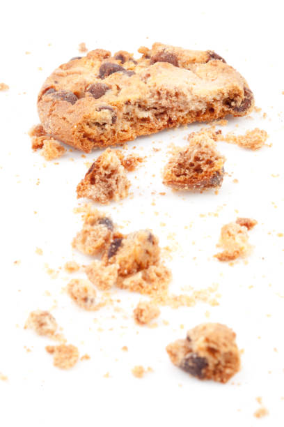 istock Close up of an half eaten cookie 826996188