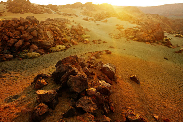 istock volcanic rocks in the sunlight 827000248