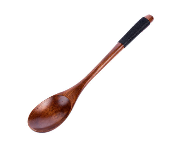 istock Wooden Spoon isolated on white background 827003214