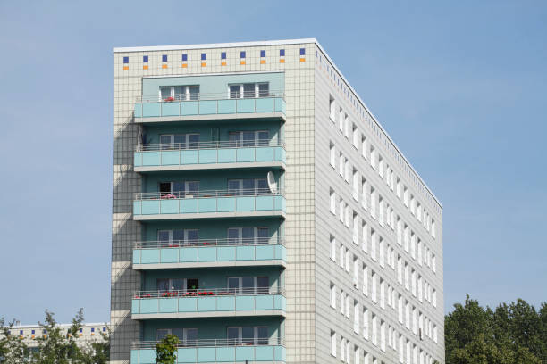 istock Skyscraper, prefabricated building in Berlin-Mitte 827022676
