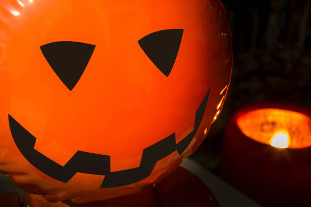 istock A halloween background in the dark tone 827030198