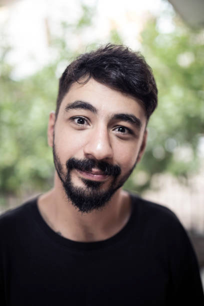 Happy syrian male