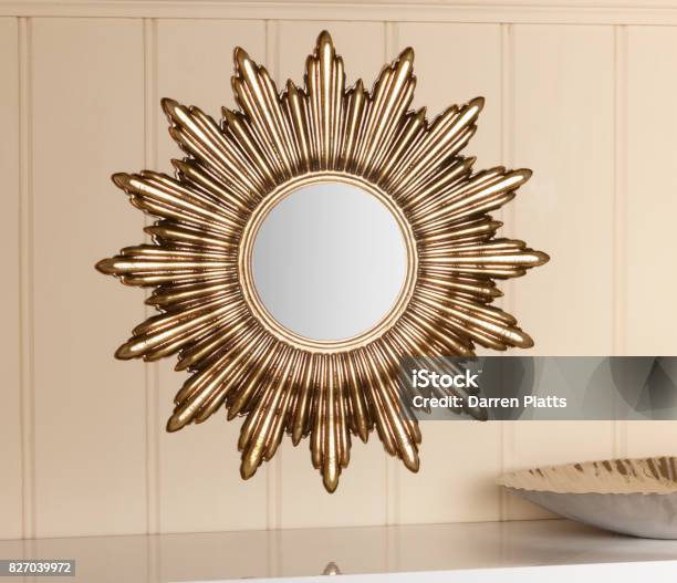 Wall Sun Mirror Stock Photo - Download Image Now - Mirror - Object, Sun, Sunlight