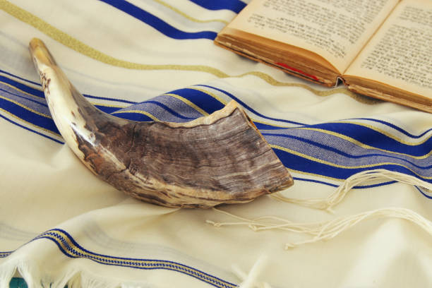 istock Prayer Shawl - Tallit, jewish religious symbol 827074902