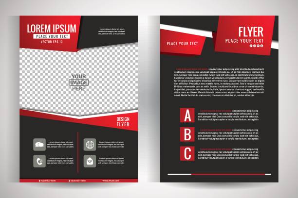 istock Flyer template. Business brochure. Editable A4 poster for design, education, presentation, website, magazine cover. 827075206