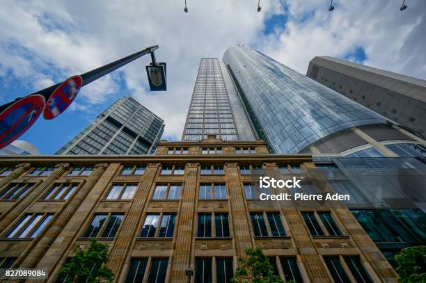 Syscraper In Frankfurt Stock Photo - Download Image Now - Architecture, Built Structure, Business