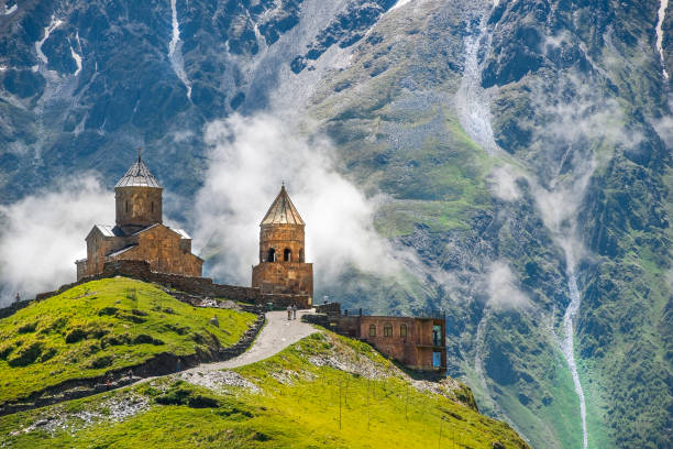 istock Gergeti Trinity Church in Georgia 827099710